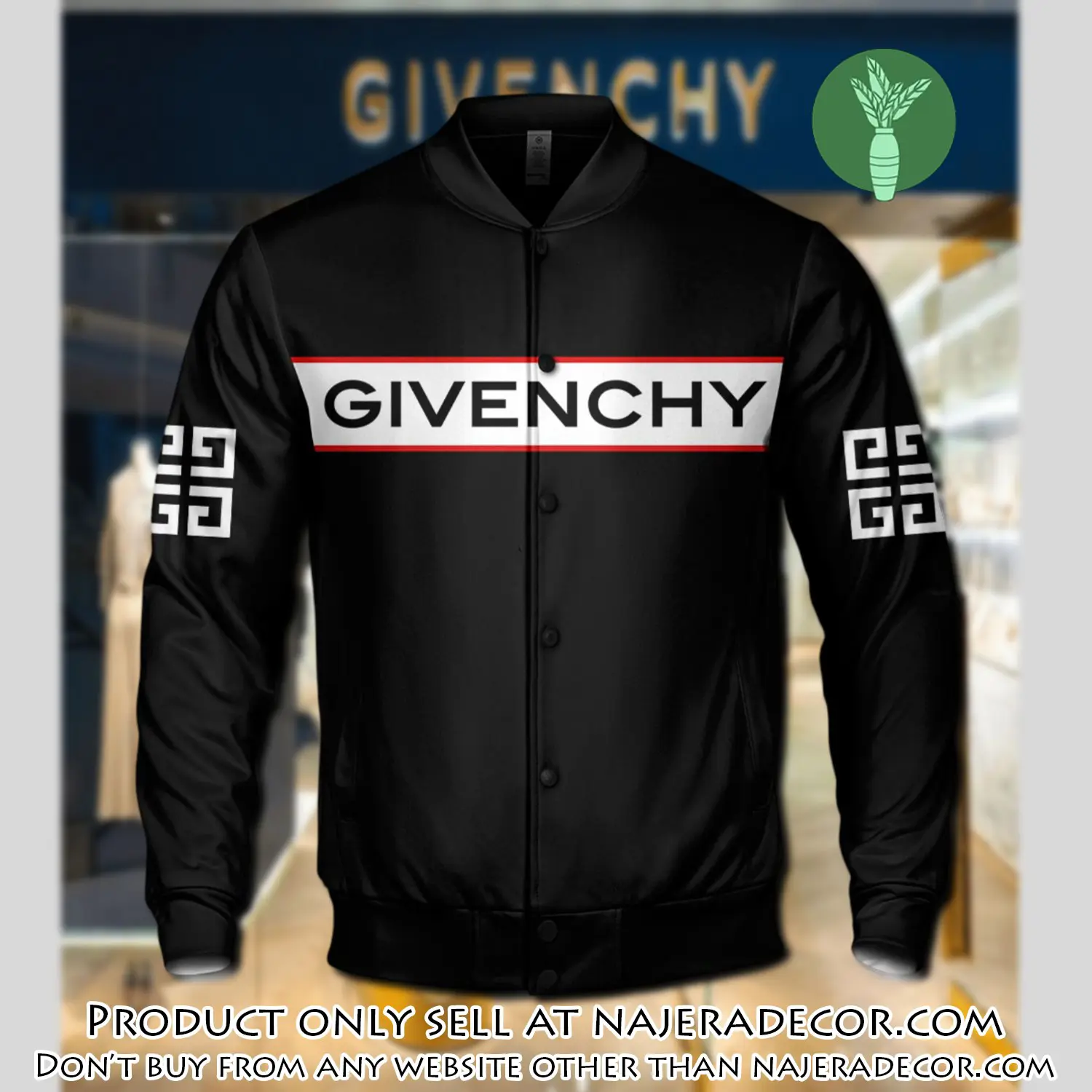 Luxury givenchy varsity premium baseball jacket bjv1051 njr3337648